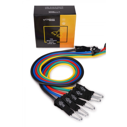 Резинка для фитнеса  Cornix 5 шт 4.5-13.6 кг XR-0051 - фото №8